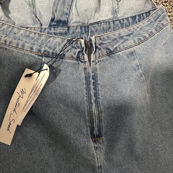 NWT Mustard Seed Denim Romper - Picture 4 of 6